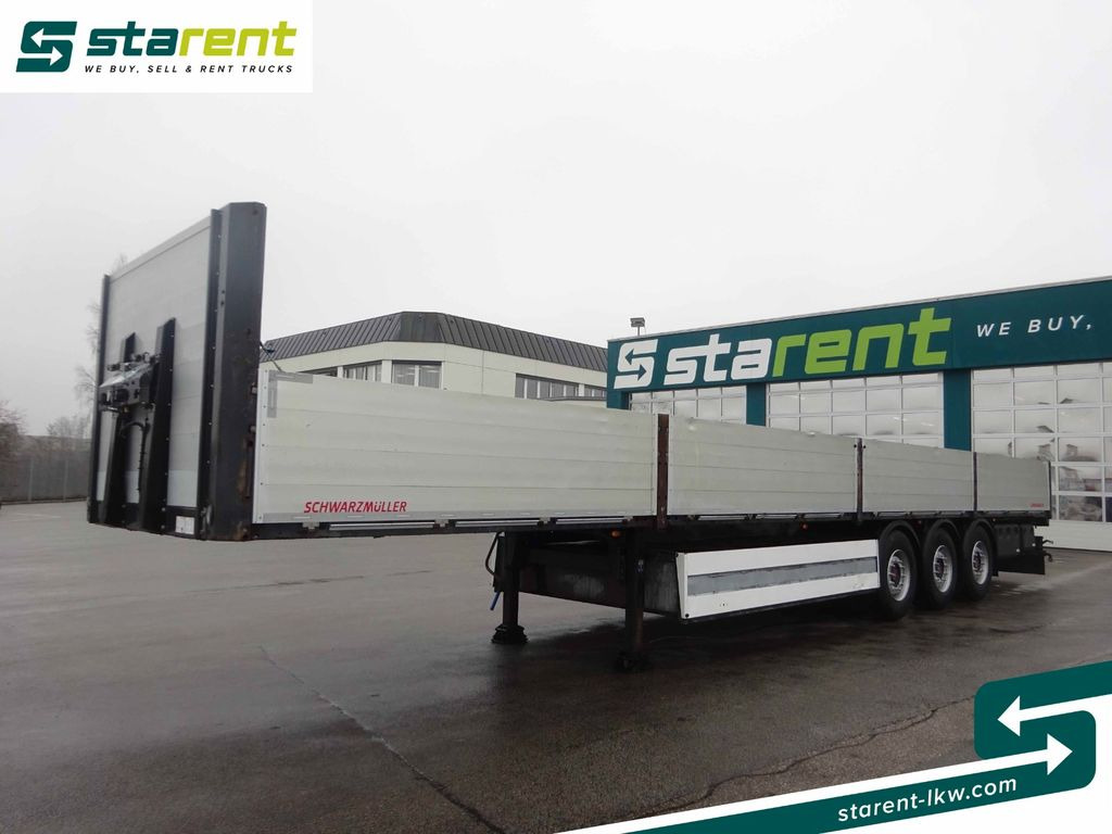 Schwarzmüller Baustofftrailer, Liftachse, 80cm Bordwände, SAF - Полуприцеп бортовой/ Платформа: фото 1 Schwarzmüller Baustofftrailer, Liftachse, 80cm Bordwände, SAF - Полуприцеп бортовой/ Платформа: фото 1
