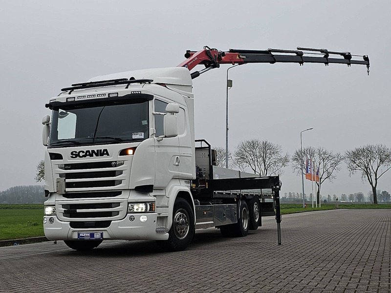 Scania R410 6X2 HMF 1520 K5 REM. - Грузовик бортовой/ Платформа, Автоманипулятор: фото 1 Scania R410 6X2 HMF 1520 K5 REM. - Грузовик бортовой/ Платформа, Автоманипулятор: фото 1