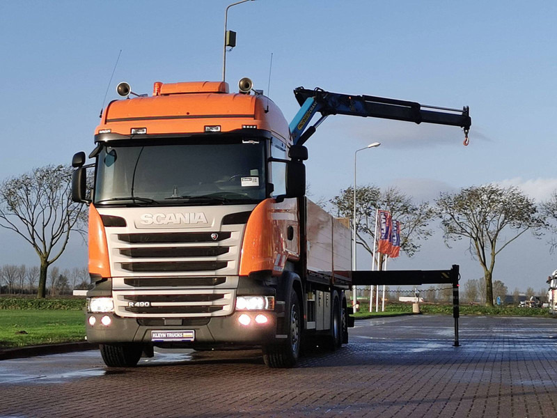 Scania R490 6X2 PK16500 + REMOTE - Грузовик бортовой/ Платформа, Автоманипулятор: фото 1 Scania R490 6X2 PK16500 + REMOTE - Грузовик бортовой/ Платформа, Автоманипулятор: фото 1