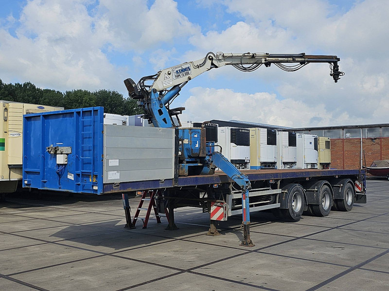 Полуприцеп бортовой/ Платформа Vogelzang VO2-STG-15-30-STN Crane Kran Kraan: фото 1