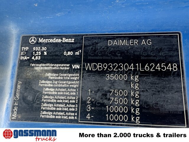 Mercedes-Benz Actros MP 3, 3241/8x4, Alukipper Bordmatik, - Самосвал: фото 5 Mercedes-Benz Actros MP 3, 3241/8x4, Alukipper Bordmatik, - Самосвал: фото 5