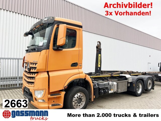 Mercedes-Benz Arocs 2552 L 6x2, Lenk-/Liftachse 3x Vorhanden! - Крюковой мультилифт: фото 1 Mercedes-Benz Arocs 2552 L 6x2, Lenk-/Liftachse 3x Vorhanden! - Крюковой мультилифт: фото 1