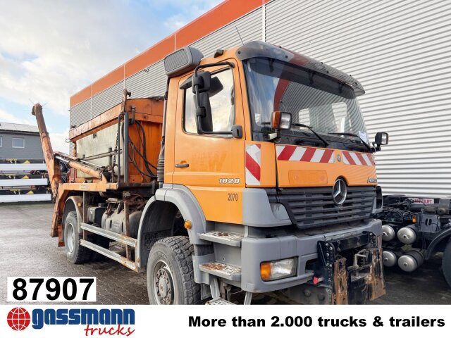 Mercedes-Benz Atego 1828 4x4, Tele-Absetzer, - Портальный бункеровоз: фото 1 Mercedes-Benz Atego 1828 4x4, Tele-Absetzer, - Портальный бункеровоз: фото 1