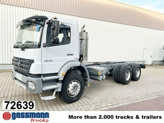 Mercedes-Benz Axor 2633 K 6x4 RHD - Грузовик-шасси: фото 1 Mercedes-Benz Axor 2633 K 6x4 RHD - Грузовик-шасси: фото 1