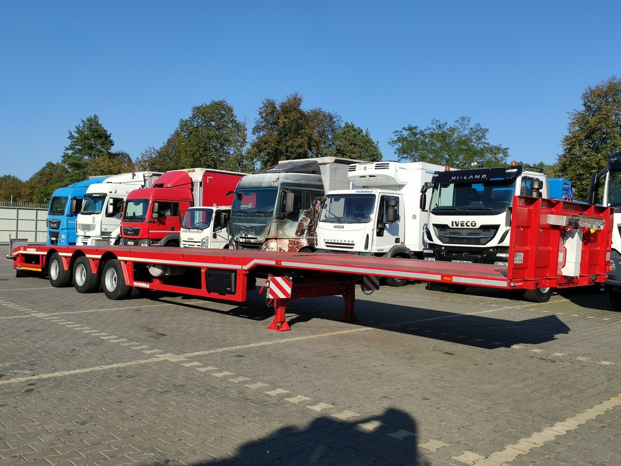 Faymonville Niskopodłogowa Telemega Rozciągana 7m 3-Osiowa Oś skrętna - Низкорамный полуприцеп: фото 1