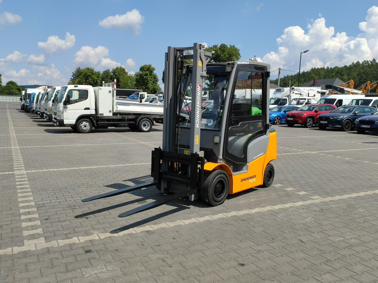 Jungheinrich TFG 316 Duplex Przesuw Boczny Oświetlenie Robocze - Газовый погрузчик: фото 1