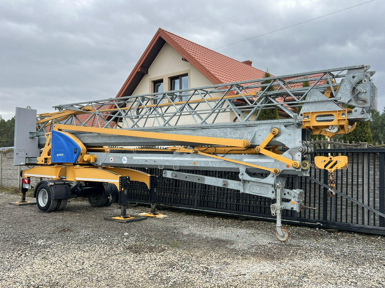 Inny POTAIN IGO M 14 DŹWIG ŻURAW - Быстромонтируемый башенный кран: фото 1