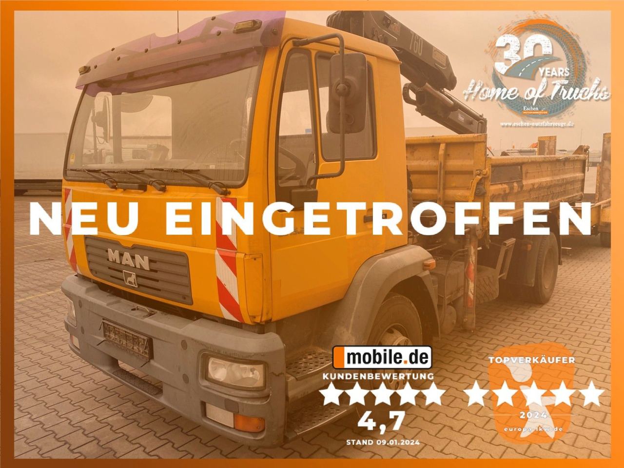 MAN 15.285 LK-L | HMF-763 Kran*2x AHK+Oel*5+6 Kreis - Самосвал, Автоманипулятор: фото 1 MAN 15.285 LK-L | HMF-763 Kran*2x AHK+Oel*5+6 Kreis - Самосвал, Автоманипулятор: фото 1