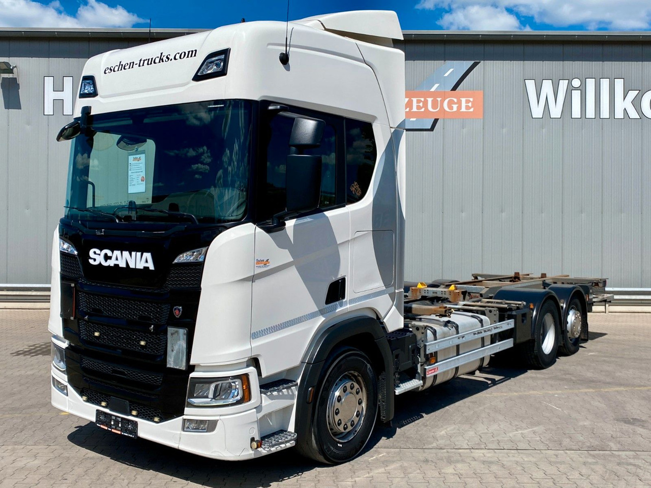 Scania R 450 B 6x2*4 | LBW 1,50to.*AHK*Retarder*Navi*AC - Грузовик-контейнеровоз/ Сменный кузов: фото 1 Scania R 450 B 6x2*4 | LBW 1,50to.*AHK*Retarder*Navi*AC - Грузовик-контейнеровоз/ Сменный кузов: фото 1