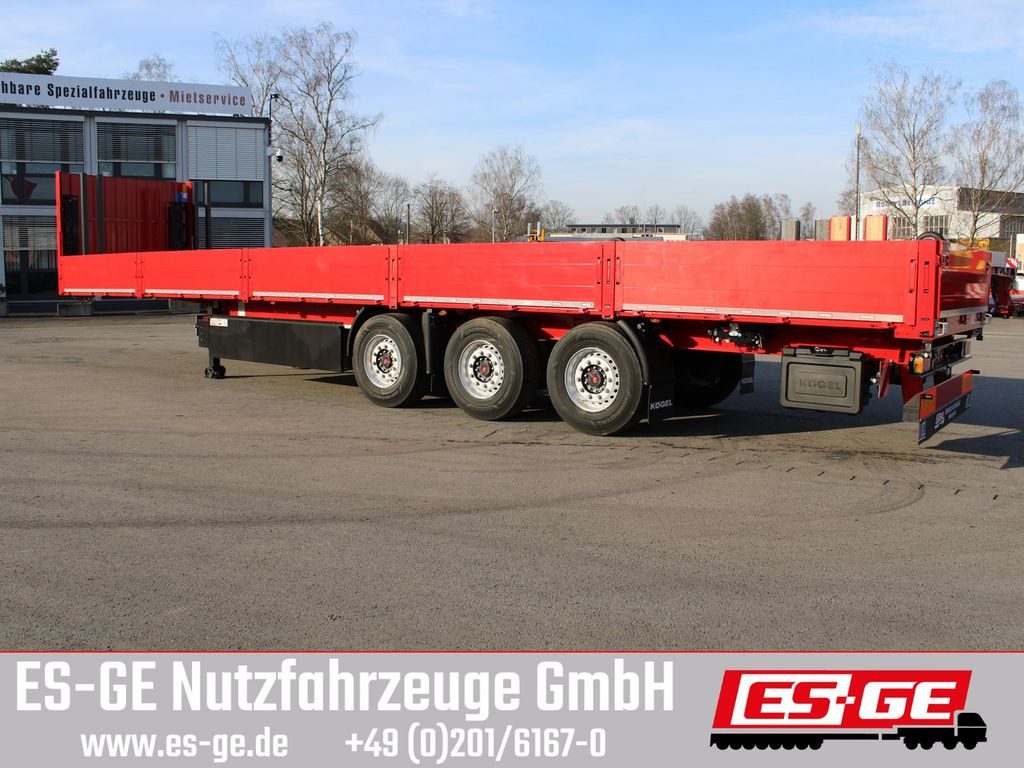 Kögel Multi Chassis, verstärkt, Bordwände - Полуприцеп бортовой/ Платформа: фото 1 Kögel Multi Chassis, verstärkt, Bordwände - Полуприцеп бортовой/ Платформа: фото 1