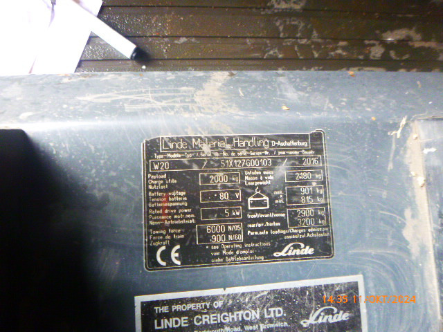 LINDE W20 2022 BATTERY!!! - Складской тягач: фото 2 LINDE W20 2022 BATTERY!!! - Складской тягач: фото 2