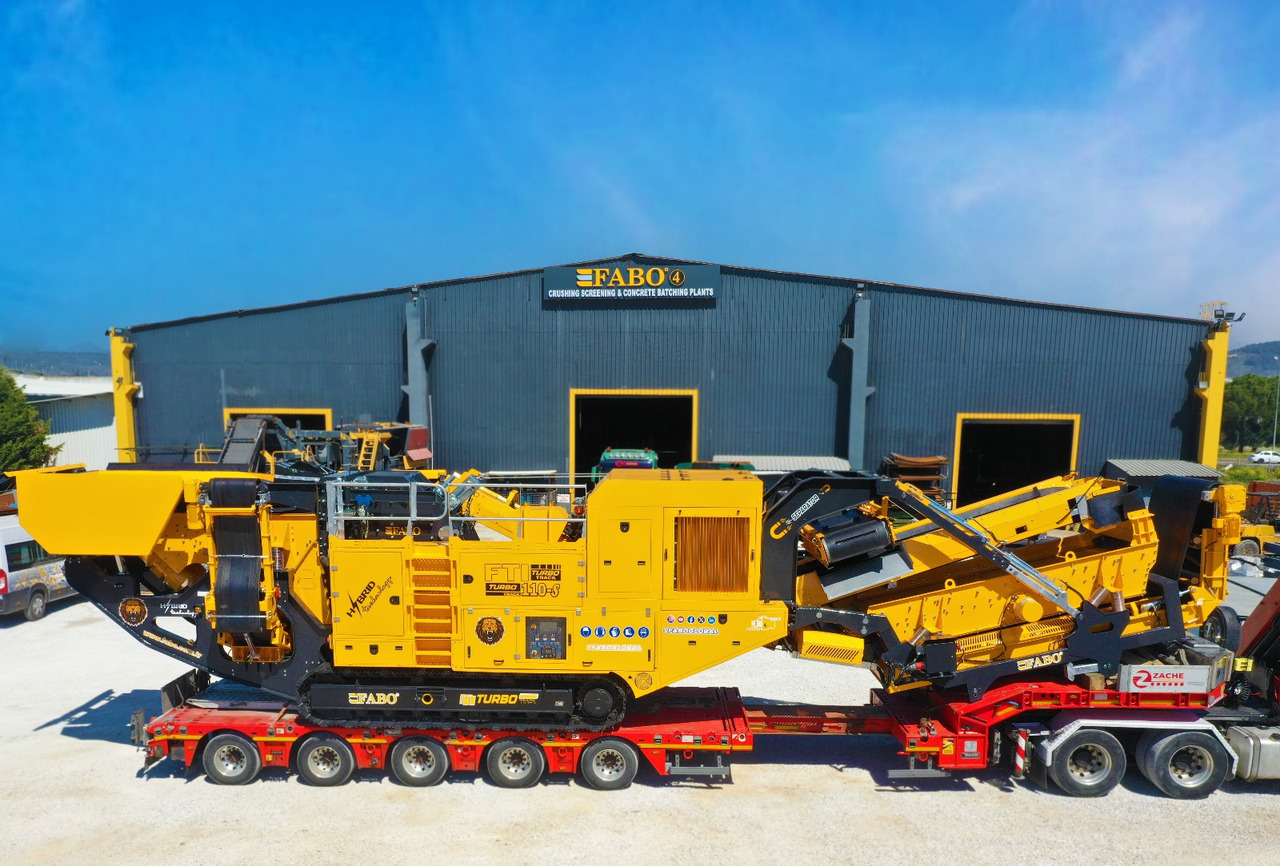 FABO FTI-110s Tracked Impact Crusher - Мобильная дробилка: фото 1 FABO FTI-110s Tracked Impact Crusher - Мобильная дробилка: фото 1