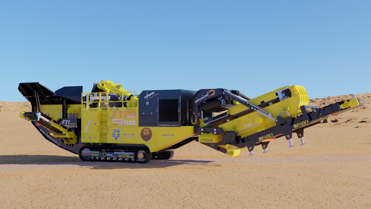 FABO Fabo FTI-110s Tracked Impact Crusher - Мобильная дробилка: фото 1 FABO Fabo FTI-110s Tracked Impact Crusher - Мобильная дробилка: фото 1