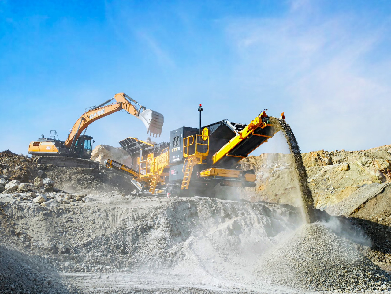 FABO Mobile Impact Crusher - Ударная дробилка: фото 1 FABO Mobile Impact Crusher - Ударная дробилка: фото 1