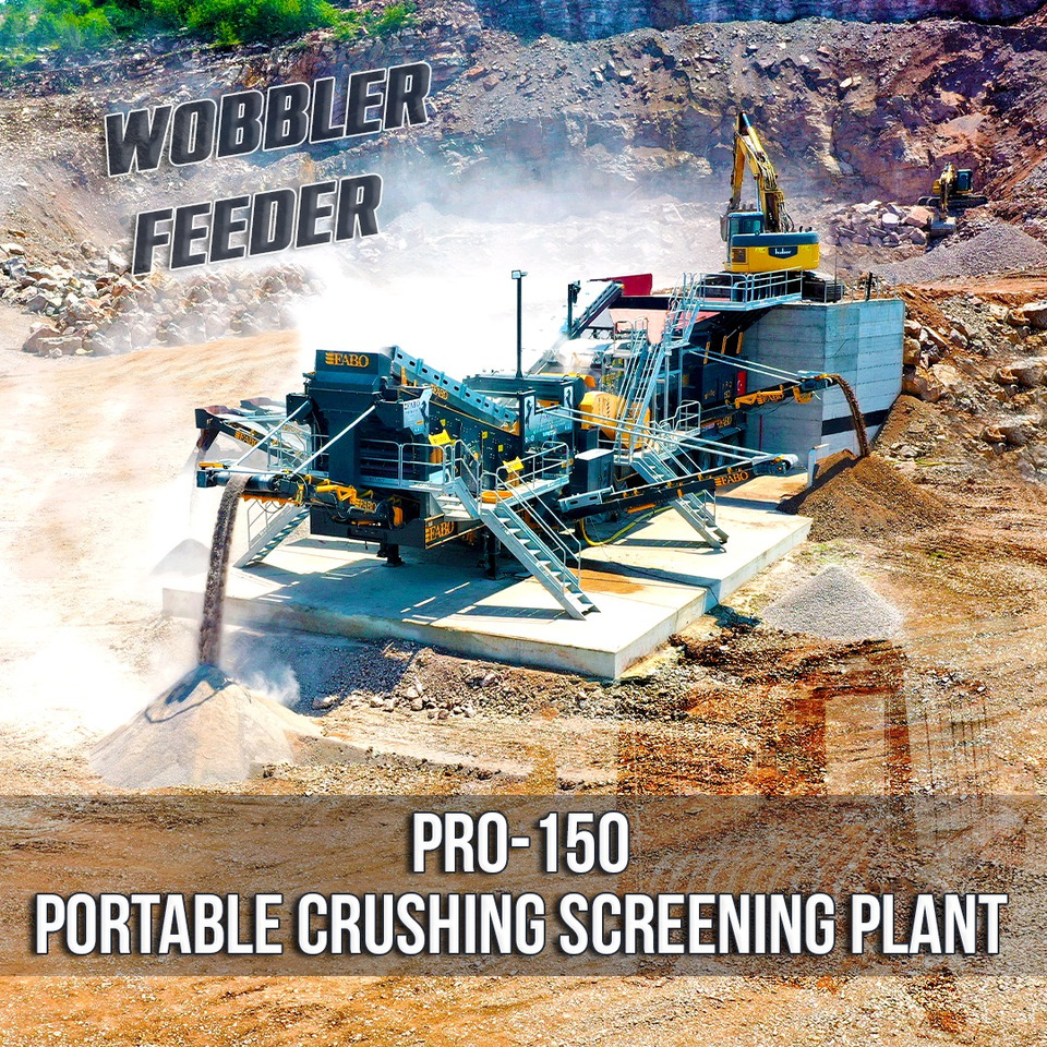 FABO PRO-150 MOBILE CRUSHER WITH WOBBLER SYSTEM - Мобильная дробилка: фото 1 FABO PRO-150 MOBILE CRUSHER WITH WOBBLER SYSTEM - Мобильная дробилка: фото 1