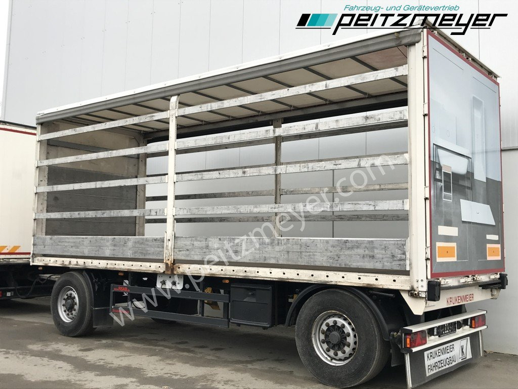 KRUKENMEIER PRITSCHENANHÄNGER 18 T. mit Durchlade - Тентованный прицеп: фото 2 KRUKENMEIER PRITSCHENANHÄNGER 18 T. mit Durchlade - Тентованный прицеп: фото 2