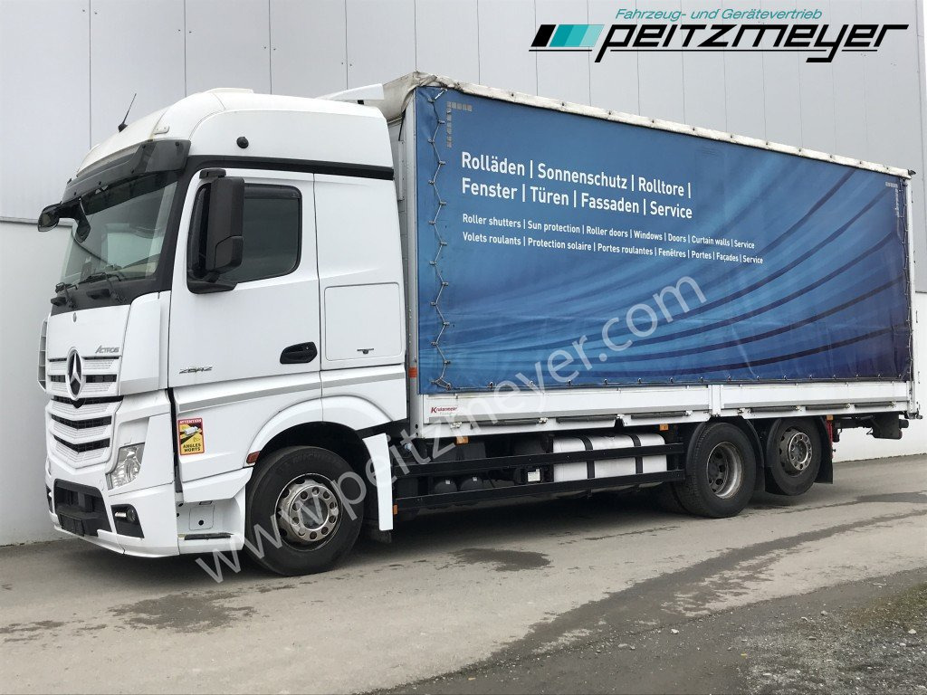 MERCEDES-BENZ Actros 2542 LL Pritsche, EU 6, Klima, Standklima, - Тентованный грузовик: фото 2 MERCEDES-BENZ Actros 2542 LL Pritsche, EU 6, Klima, Standklima, - Тентованный грузовик: фото 2
