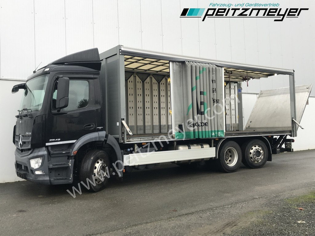MERCEDES-BENZ Antos 2543 LL Ewers Getränke Retarder, 2 x AHK, LBW 2 t., Lenkachse - Грузовик для перевозки напитков: фото 1 MERCEDES-BENZ Antos 2543 LL Ewers Getränke Retarder, 2 x AHK, LBW 2 t., Lenkachse - Грузовик для перевозки напитков: фото 1