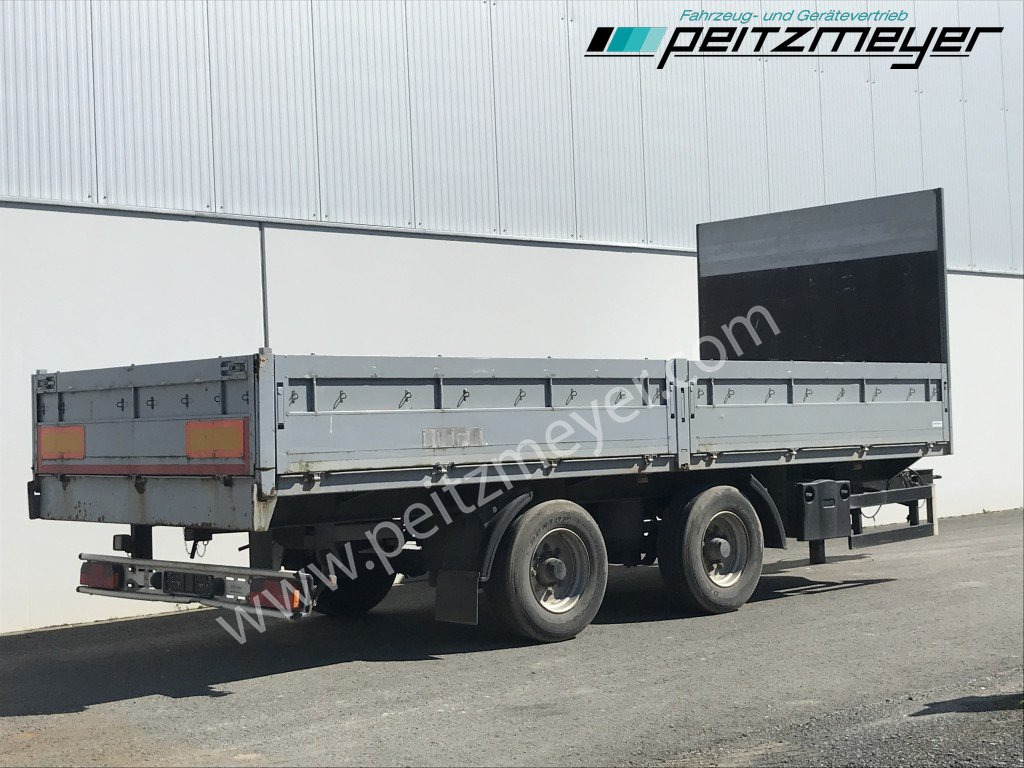SCHMIDT,HAGEN Tandemanhänger TPT/13/E/6,5 Liftachse, auflastbar auf 18 t. - Прицеп бортовой/ Платформа: фото 1