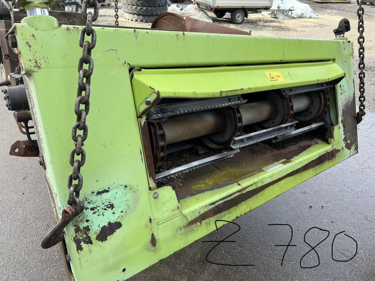 CLAAS Lexion 750 Einzugschacht Schrägförderer Brand - Запчасти для Зерноуборочных комбайнов: фото 1