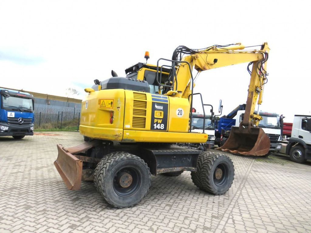 Komatsu Mobilbagger PW 148 - 8 Bagger 6.824h Deutsch top  в лизинг Komatsu Mobilbagger PW 148 - 8 Bagger 6.824h Deutsch top: фото 6