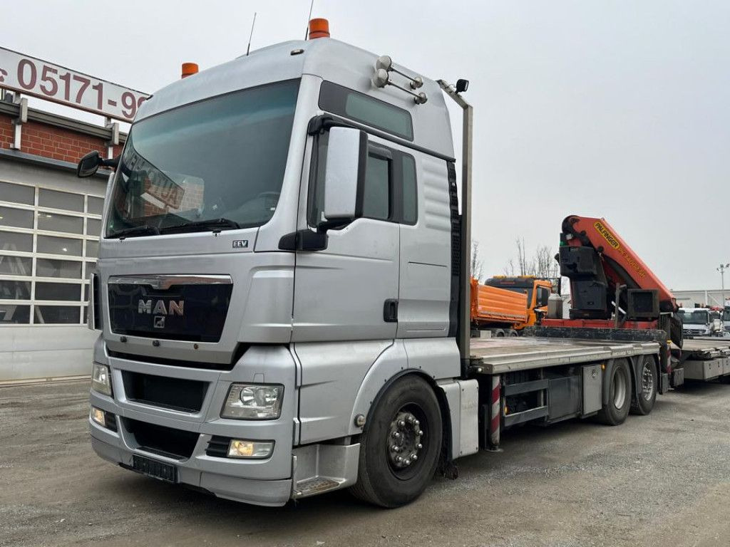 MAN TG-X 26.400 6x2 Pritsche Heckkran Palfinger PK 3 - Автоманипулятор, Грузовик бортовой/ Платформа: фото 1 MAN TG-X 26.400 6x2 Pritsche Heckkran Palfinger PK 3 - Автоманипулятор, Грузовик бортовой/ Платформа: фото 1