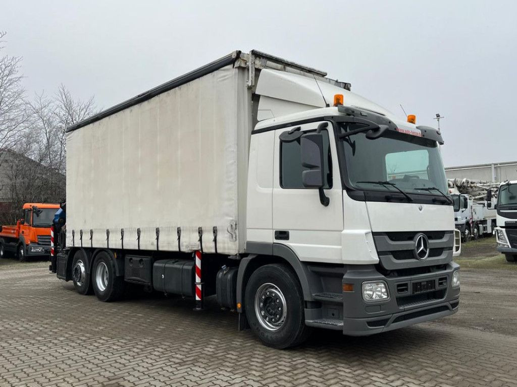 Mercedes-Benz Actros 2541 L6x2 Pritsche Heckkran 34m/to, Jib, - Грузовик бортовой/ Платформа, Автоманипулятор: фото 2 Mercedes-Benz Actros 2541 L6x2 Pritsche Heckkran 34m/to, Jib, - Грузовик бортовой/ Платформа, Автоманипулятор: фото 2