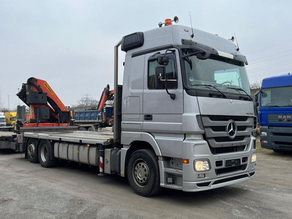 Mercedes-Benz Actros 2541 Pritsche Heckkran Palfinger PK 34002 - Автоманипулятор, Грузовик бортовой/ Платформа: фото 2 Mercedes-Benz Actros 2541 Pritsche Heckkran Palfinger PK 34002 - Автоманипулятор, Грузовик бортовой/ Платформа: фото 2