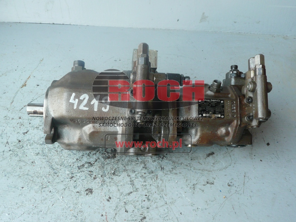 BRUENINGHAUS HYDROMATIK A10VSO45DFR1/30R-PPA12K00-S084 910057 + A10VSO18DR/31R-PPC12N00-S0323 00940521 114359 - Гидравлический насос: фото 1