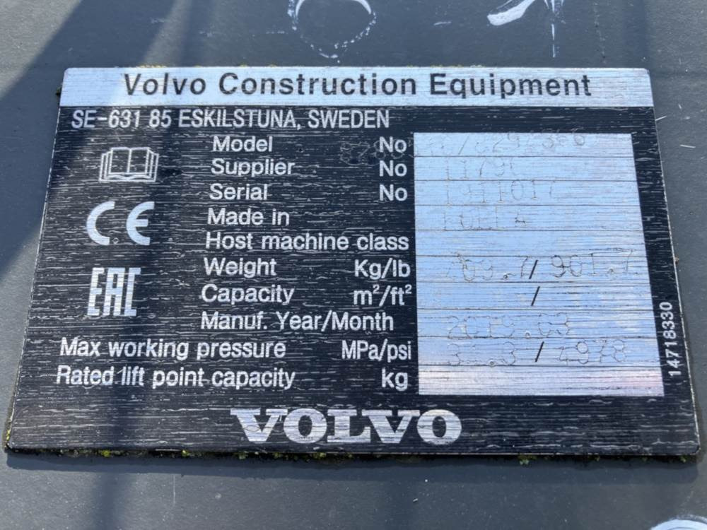 Volvo Schnellwechlser SQFS3 - Сцепное устройство: фото 4 Volvo Schnellwechlser SQFS3 - Сцепное устройство: фото 4