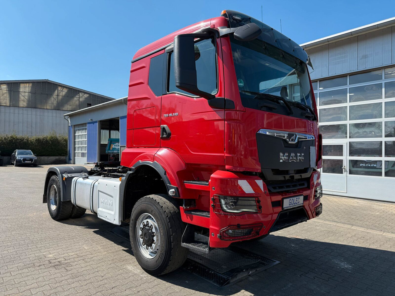 MAN TGS 18.510 4x4 SZM - Kipphyd. Blatt Luft Pritard - Тягач: фото 1 MAN TGS 18.510 4x4 SZM - Kipphyd. Blatt Luft Pritard - Тягач: фото 1