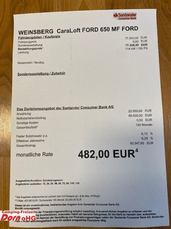 Weinsberg CaraLoft 650 MF Automatikgetriebe Weinsberg CaraLoft 650 MF Automatikgetriebe - Полуинтегрированный автодом: фото 3 Weinsberg CaraLoft 650 MF Automatikgetriebe Weinsberg CaraLoft 650 MF Automatikgetriebe - Полуинтегрированный автодом: фото 3