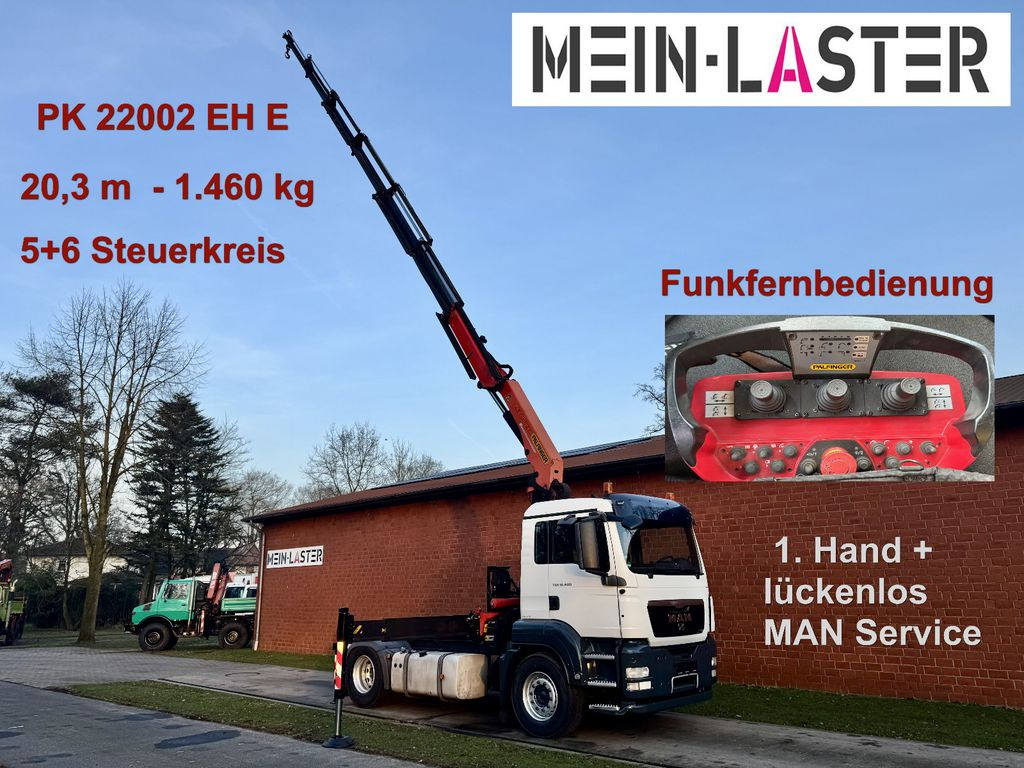 MAN TGS 18.400 PK 22002-E Kran 20 m- 5/6 Steuerk.-FB - Тягач: фото 1 MAN TGS 18.400 PK 22002-E Kran 20 m- 5/6 Steuerk.-FB - Тягач: фото 1