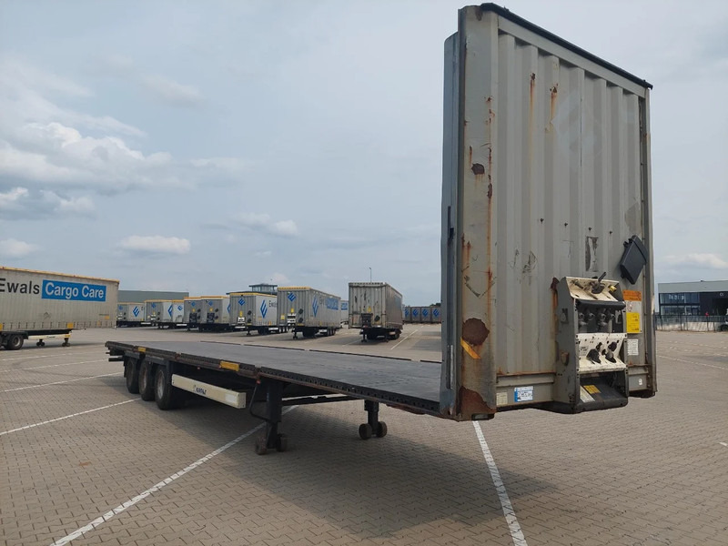 Krone 12x 2015 KRONE MEGA P400 HUCKEPACK FLAT + 2 x Stacks van 2 2015 Krone MEGA P400 HUCKEPACK - Полуприцеп бортовой/ Платформа: фото 1 Krone 12x 2015 KRONE MEGA P400 HUCKEPACK FLAT + 2 x Stacks van 2 2015 Krone MEGA P400 HUCKEPACK - Полуприцеп бортовой/ Платформа: фото 1