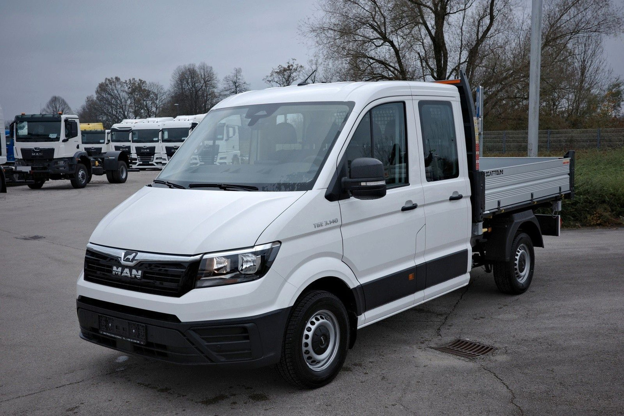 MAN TGE 3.140 L4 DoKa (3+4) 3-Seiten-Kipper + AHK - Малотоннажный самосвал, Грузопассажирский фургон: фото 1 MAN TGE 3.140 L4 DoKa (3+4) 3-Seiten-Kipper + AHK - Малотоннажный самосвал, Грузопассажирский фургон: фото 1