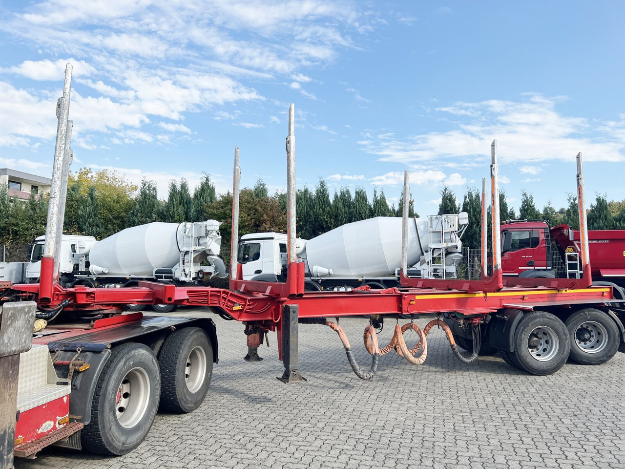 Doll A321 A321, Ausziehbar von 10,7m-15,2m, 2x Lenkachse - Полуприцеп лесовоз: фото 1