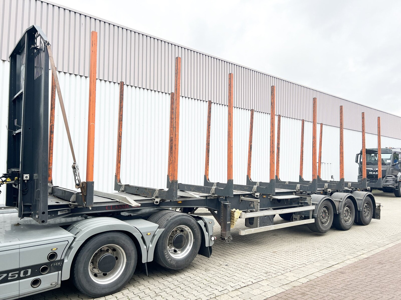 Gsodam 3-Achs Holzauflieger Gsodam 3-Achs Holzauflieger, Liftachse - Полуприцеп лесовоз: фото 1 Gsodam 3-Achs Holzauflieger Gsodam 3-Achs Holzauflieger, Liftachse - Полуприцеп лесовоз: фото 1