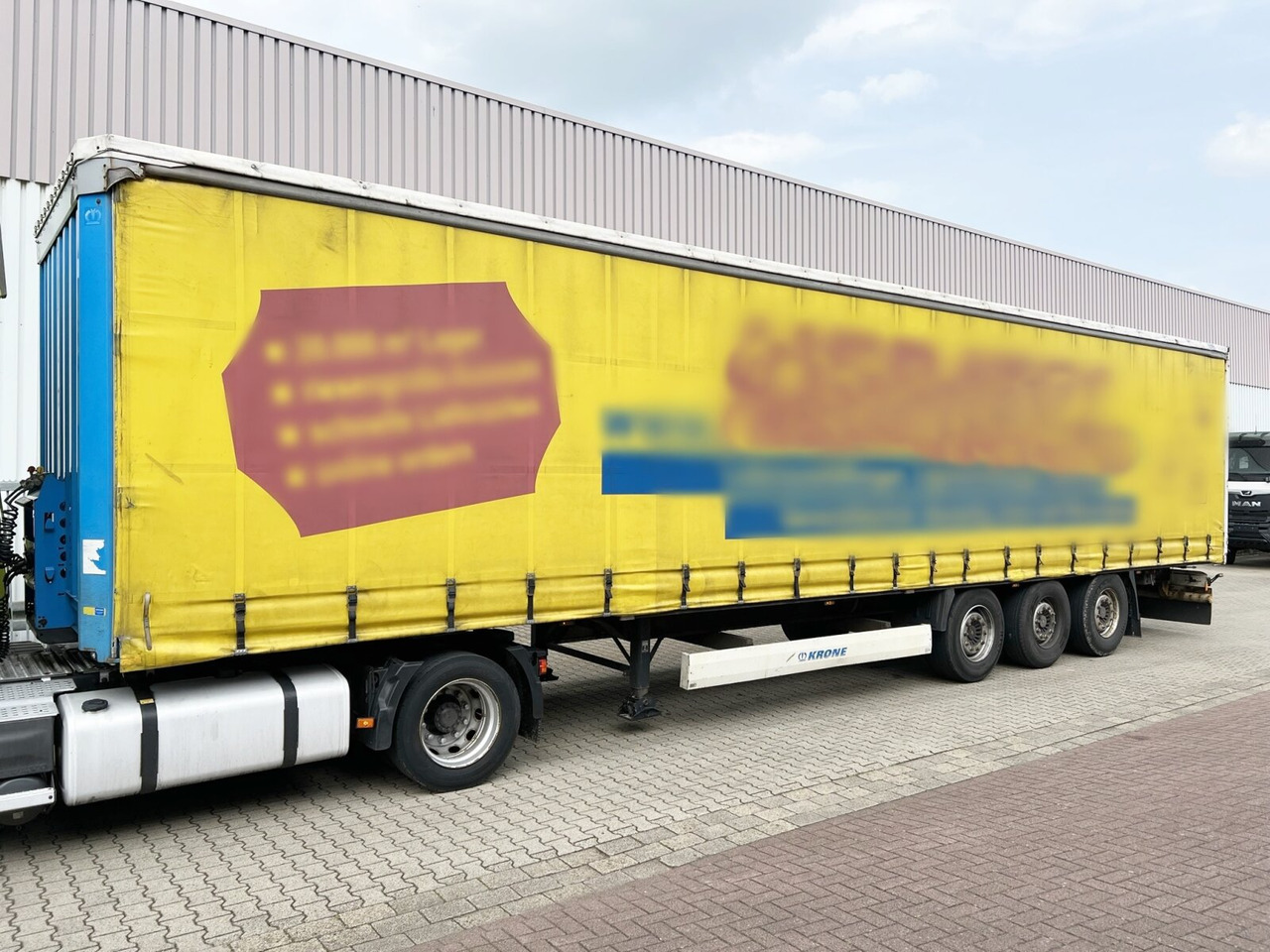 Тентованный полуприцеп Krone SDP 27 SDP 27 , Edscha-Verdeck: фото 1