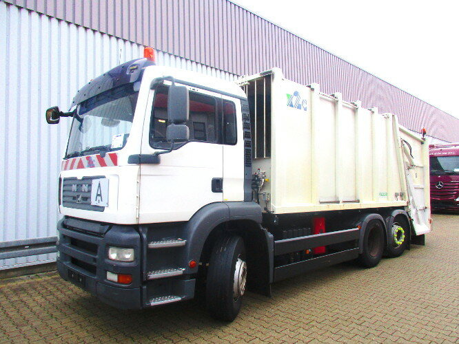 MAN TGA 26.310 BL 6x2 TGA 26.310 BL 6x2, Haller M21-x2c, 21m³ - Мусоровоз: фото 1 MAN TGA 26.310 BL 6x2 TGA 26.310 BL 6x2, Haller M21-x2c, 21m³ - Мусоровоз: фото 1