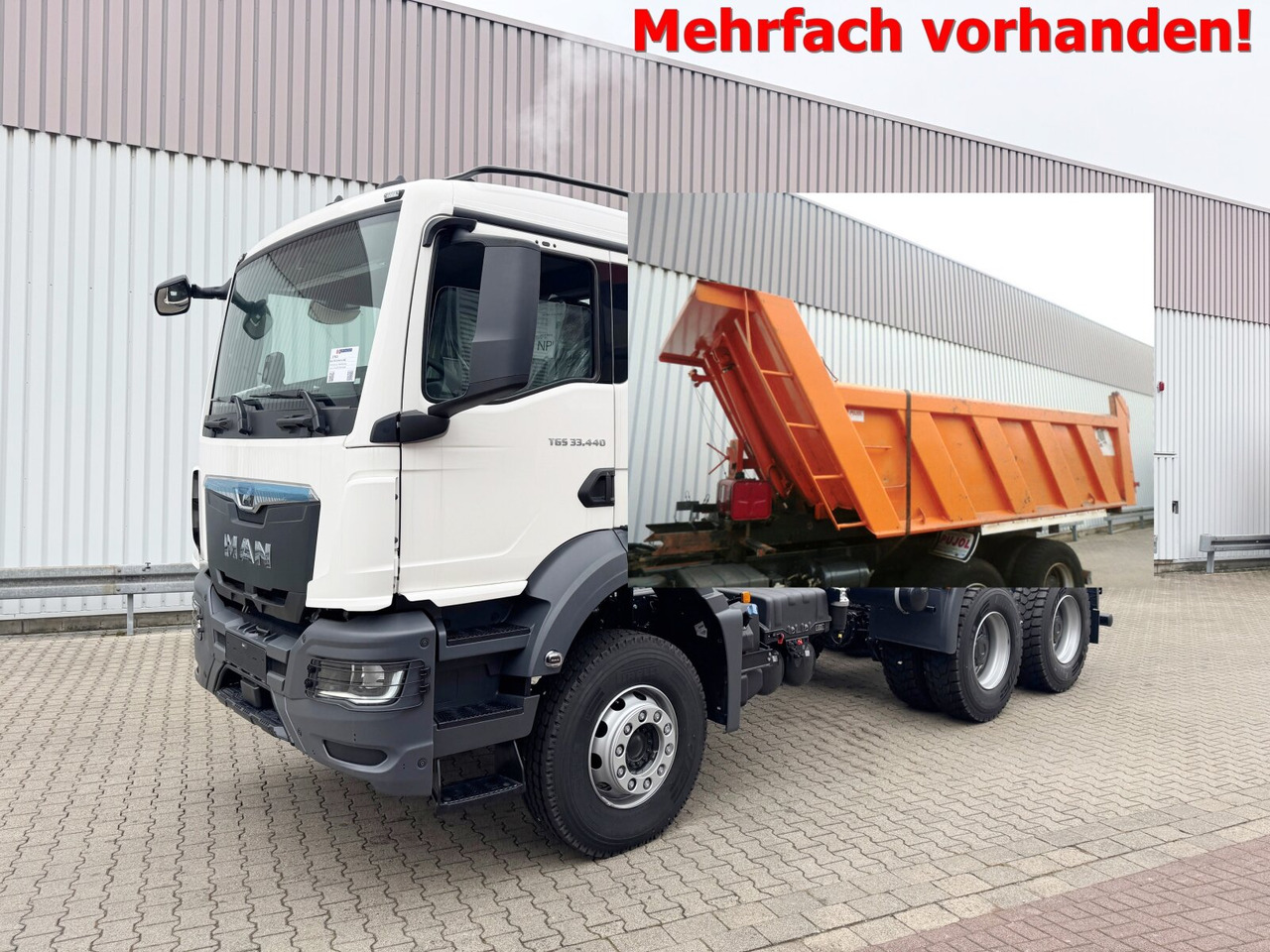 MAN TGS 33.440 BB 6x4 TGS 33.440 BB 6x4, Stahlmulde 12-16m³ - Внедорожный самосвал: фото 1