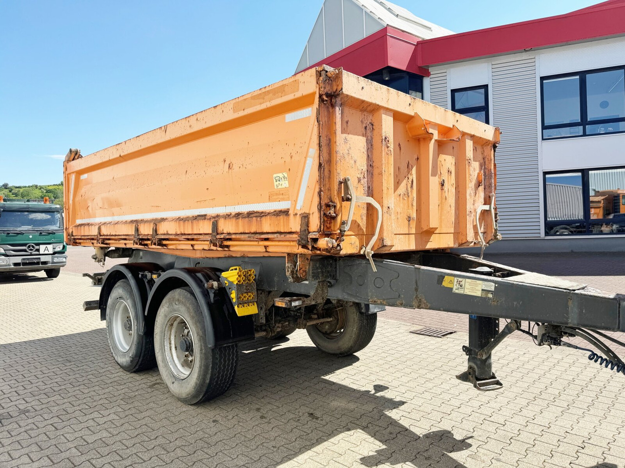 Meiller MZDA 18/21 MZDA 18/21, Stahlbordwände, ca. 11m³ - Прицеп бортовой/ Платформа: фото 1