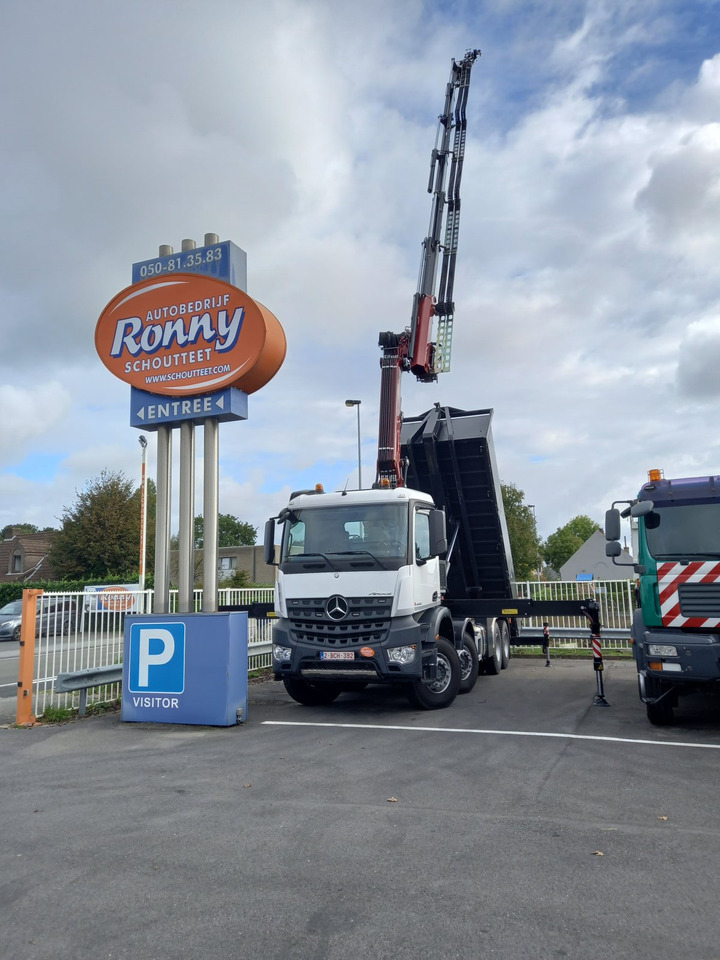 Mercedes-Benz - AROCS 4142 K 8x4 - Портальный бункеровоз, Автоманипулятор: фото 1