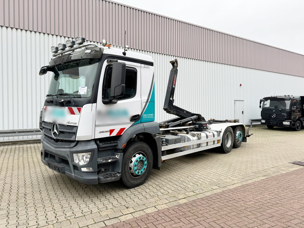 Mercedes-Benz Antos 2536 L 6x2 Antos 2536 L 6x2, Liftachse, Hiab XR 21S61 bis 7 m Container - Крюковой мультилифт: фото 1