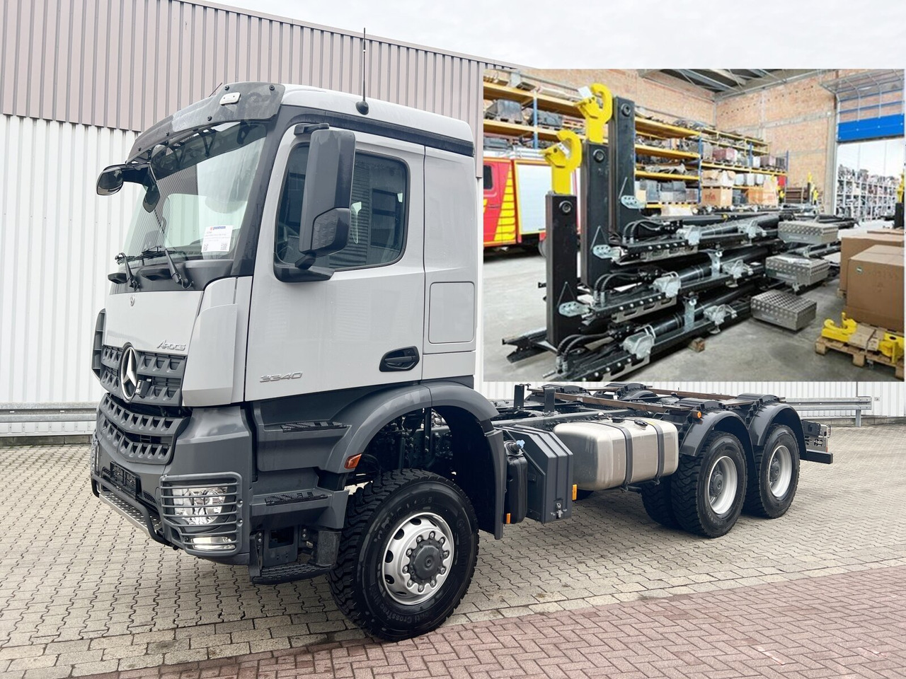 Mercedes-Benz Arocs 3340/46 A 6x6 Arocs 3340/46 A 6x6/39, Grounder - Крюковой мультилифт: фото 1