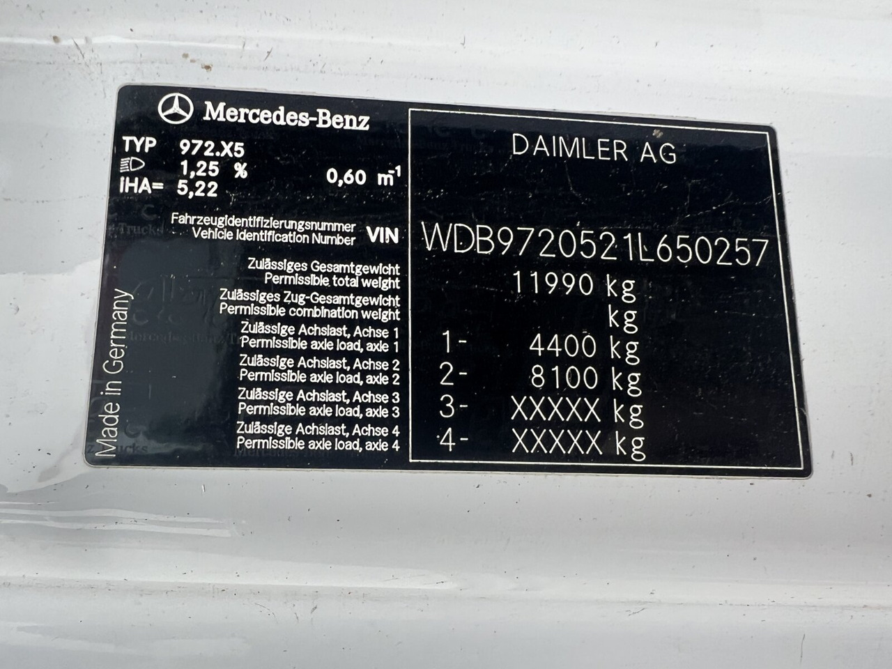 Mercedes-Benz Atego 1222 K 4x2 Atego 1222 K 4x2, 2x AHK в лизинг Mercedes-Benz Atego 1222 K 4x2 Atego 1222 K 4x2, 2x AHK: фото 12