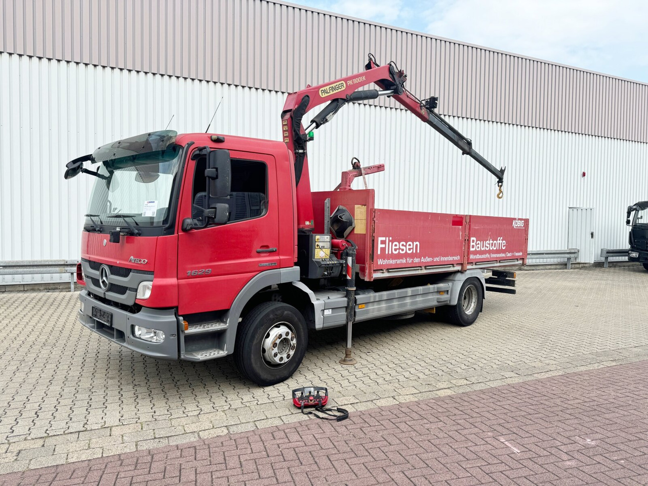 Автоманипулятор Mercedes-Benz Atego 1629 L 4x2 Atego 1629 L 4x2, EEV, Kran Palfinger PK 11001-K, Funk: фото 1