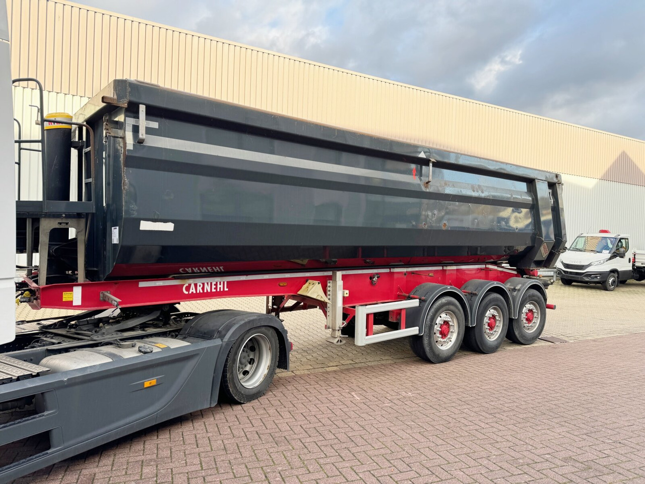 Carnehl CHKS/HH CHKS/HH, Stahlmulde ca. 34m³, Liftachse, Nachlauflenkachse - Полуприцеп: фото 1 Carnehl CHKS/HH CHKS/HH, Stahlmulde ca. 34m³, Liftachse, Nachlauflenkachse - Полуприцеп: фото 1