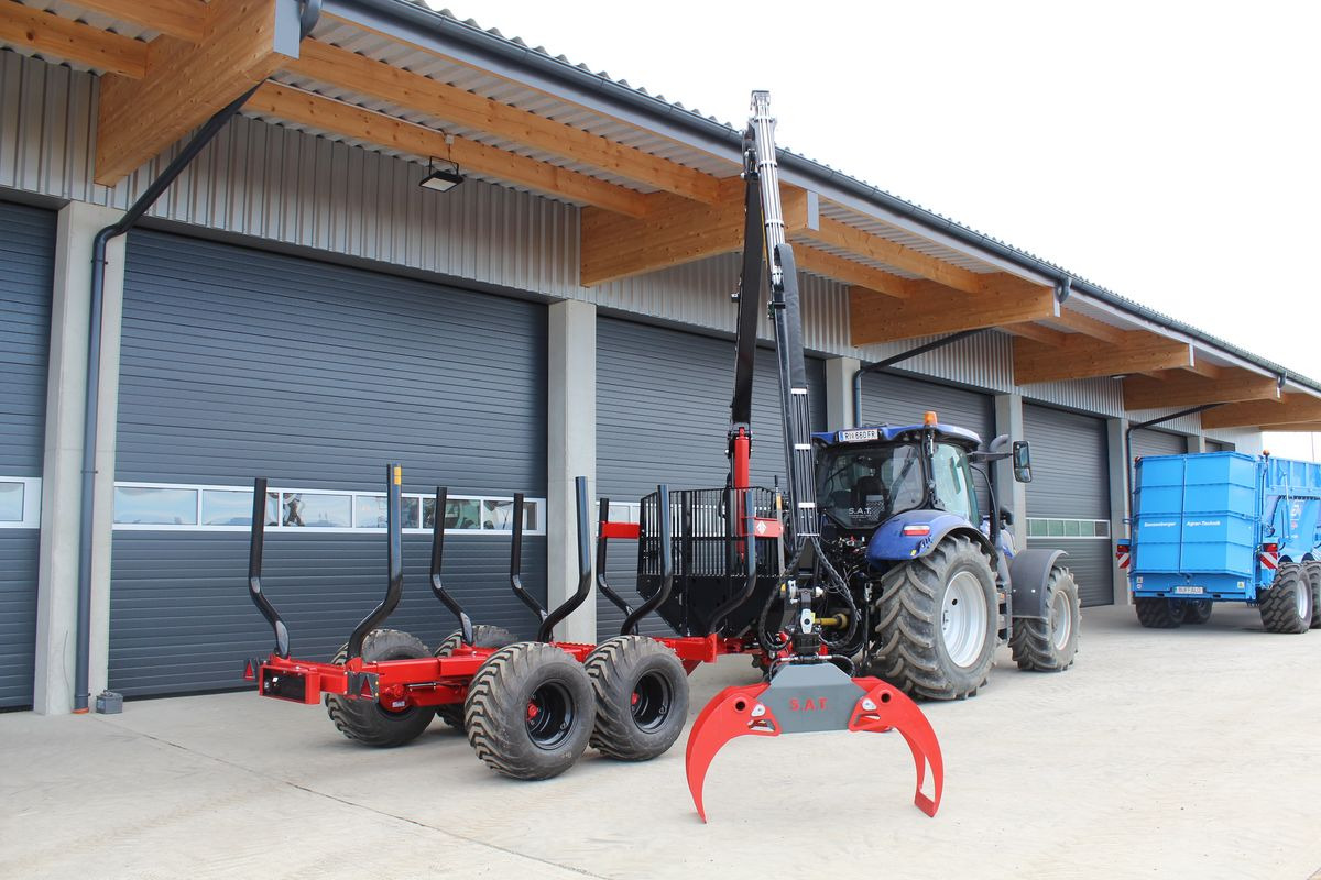 Новый Лесной прицеп Farmi Rückewagen 11,5 to-7,00 m Kran: фото 22