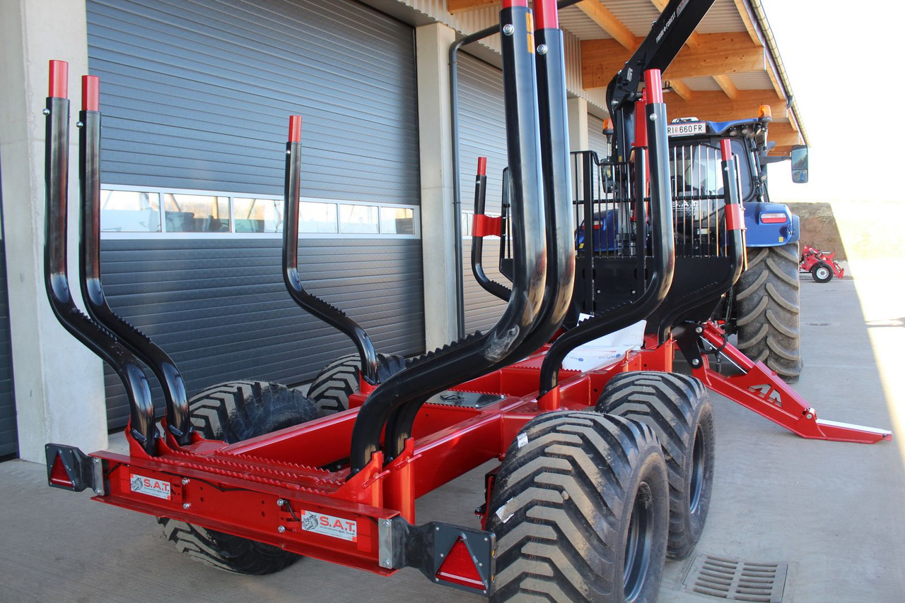 Новый Лесной прицеп Farmi Rückewagen FT 12 - CR 59 - 8,50m Kran - 14,5t: фото 16