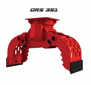 DEMOQ DRS351 Hydraulic Polyp -grab 520 kg - Грейфер для Строительной техники: фото 1
